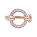 Ring 56 Hermès “Filet d’or” ring, pink gold, diamonds. 58 Facettes 33474