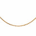 Necklace Popcorn mesh necklace Yellow gold 58 Facettes 2600620CN