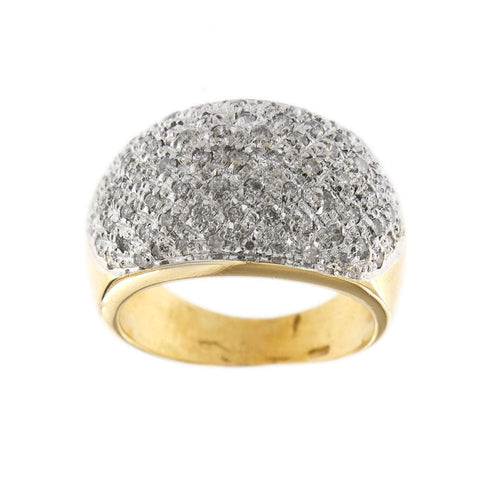Bague 57 Bague bandeau diamants 58 Facettes 18828