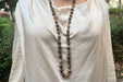 Necklace Tiger's eye necklace and 18k gold 58 Facettes 25046