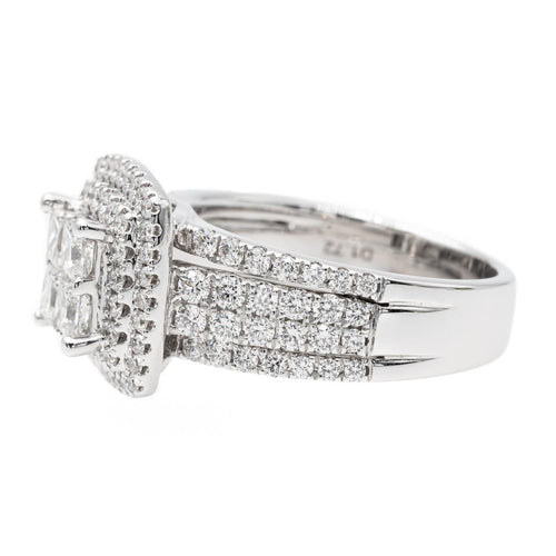 Bague 53 Bague Cocktail Or blanc Diamant 58 Facettes 2708405CN