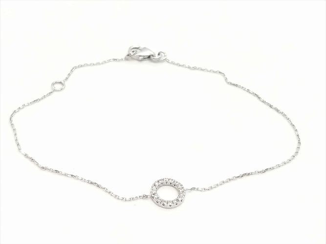 Bracelet Bracelet Graphique Or blanc Diamant 58 Facettes 579169RV