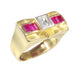 Ring 54 Ring, diamond and ruby 58 Facettes 23039-0099