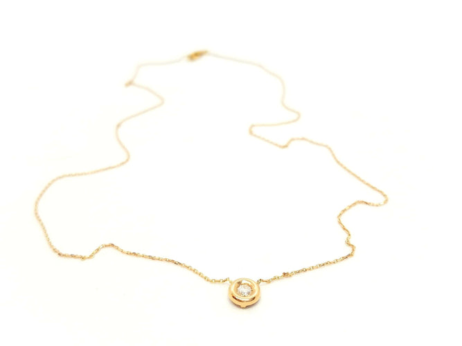 Collier Collier Or rose Diamant 58 Facettes 579121RV