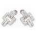 Boucles d'oreilles Boucles d'oreilles Art déco Platine Diamant 58 Facettes 1352343CN