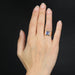 Ring 49 Sapphire signet ring in gold 58 Facettes 23-260
