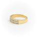Ring 60 Ring Yellow gold Diamond 58 Facettes 1850853CN