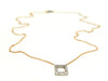 Collier Collier Or rose Diamant 58 Facettes 579208RV