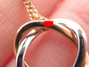 POIRAY pendant necklace PM braid diamonds 18k gold 9k chain 58 Facettes 258175
