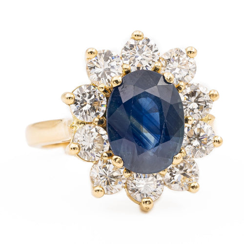 Bague 50 Bague Pompadour or jaune Saphir 58 Facettes 2308534CN