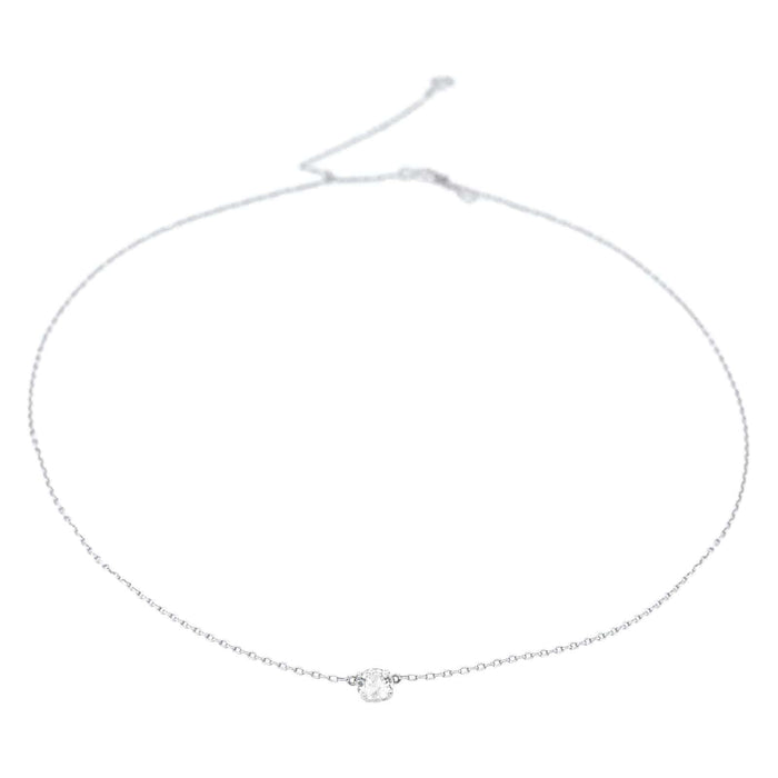 Collier Collier Or blanc Diamant 58 Facettes 2309007CN