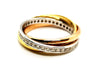 Ring 56 Alliance Ring Yellow Gold Diamond 58 Facettes 1338972CN