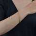 Bracelet Bracelet old chiseled gold curb chain link 58 Facettes 22-253