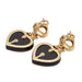 Earrings Heart earrings Yellow gold Mother-of-pearl 58 Facettes 2396036CN