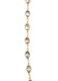 Necklace "RYM" Necklace Yellow Gold and Colored Stones 58 Facettes BO/230028