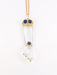 Pendentif Pendentif vintage Main de Figa or cristal de roche et lapis-lazuli 58 Facettes 814