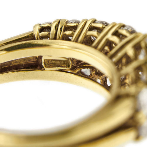 Bague 52 Bague double ligne diamants 58 Facettes 27750