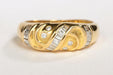 Ring 51 Ring Yellow gold Diamond 58 Facettes 00439CN