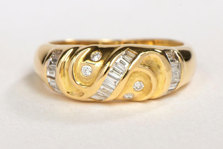 Bague 51 Bague Or jaune Diamant 58 Facettes 00439CN