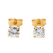 Earrings Stud earrings Yellow gold Diamond 58 Facettes 2656370CN
