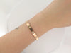 CARTIER love bracelet 17 cm in 18k pink gold 10 diamonds 0.96 ct 58 Facettes 253427
