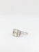 Ring Art Deco Platinum Ring and Rose Cut Diamonds 58 Facettes 448