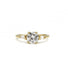 Ring 49 / Yellow / 750‰ Gold Solitaire Diamond Ring 1.01 Carat 58 Facettes 210183R