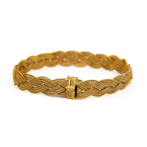 Bracelet Bracelet Tressé Or jaune 58 Facettes 1801294CN