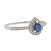 Ring 54 Ring White gold Sapphire 58 Facettes 2687238CN
