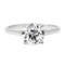 Bague 52.5 Bague Solitaire Or blanc Diamant 58 Facettes 2420922CN