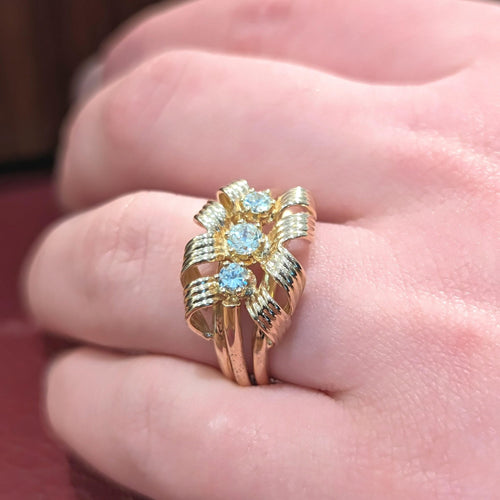 Bague Bague or rose et diamants 58 Facettes 25483