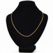 Yellow gold curb chain necklace 58 Facettes 13-137