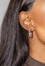 Boucles d'oreilles Boucles d'oreilles Créoles Or blanc Diamant 58 Facettes 2660052CN