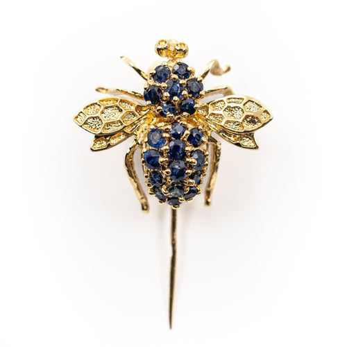 Broche Broche Or jaune Saphir 58 Facettes 2225709CN