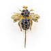 Brooch Brooch Yellow gold Sapphire 58 Facettes 2225709CN