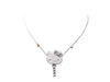 VICTORIA CASAL hello kitty pendant necklace in 18k white gold with diamonds 58 Facettes 253448
