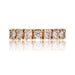 Ring 53 Alliance yellow gold with branded diamonds 58 Facettes 14-310
