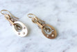 Earrings Rose gold and pearl earrings 58 Facettes