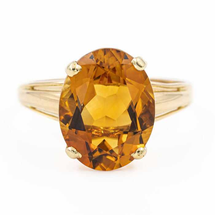 Bague 59 Bague Or jaune Citrine 58 Facettes 2130442CN