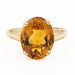 Ring 59 Ring Yellow gold Citrine 58 Facettes 2130442CN