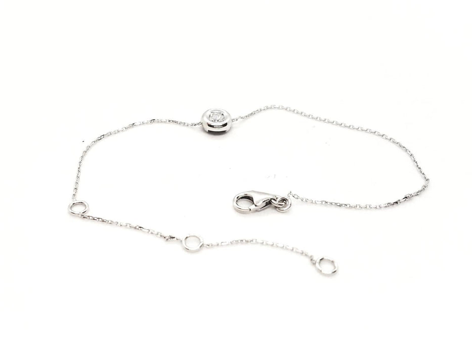 Bracelet Bracelet Or blanc Diamant 58 Facettes 579022RV