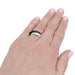 Ring 50 Cartier ring, “Trinity”, white gold and black ceramic. 58 Facettes 32949