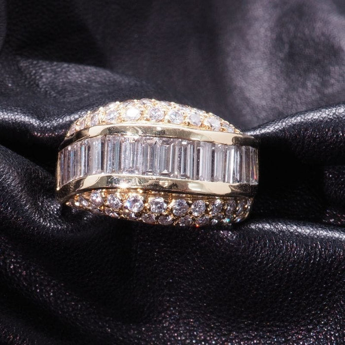 Bague 51 Bague diamants baguette 58 Facettes 21792