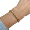 Bracelet Bracelet or jaune maille fantaisie. 58 Facettes 31954