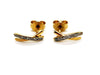 Boucles d'oreilles Boucles d'oreilles Puces Or jaune Diamant 58 Facettes 1180518CD