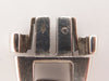 Vintage HERMES cassiopee bracelet 19 cm 925 silver & white sapphire 58 Facettes 253329
