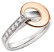 Bague 53 Bague Lilistone Or blanc et Rose Diamants 58 Facettes 31E00881