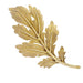 Broche Broche feuille or jaune. 58 Facettes 32706