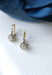 Boucles d'oreilles Dormeuses anciennes en or, platine, et diamants 58 Facettes