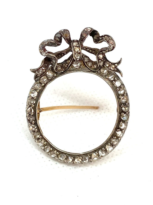Brooch Victorian frame brooch, circa 1830 58 Facettes